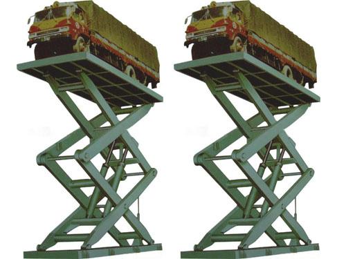 供應(yīng)山西固定式單叉雙跨升降機