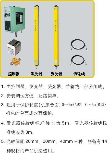 供应科力KS02HB1620冲床光电保护器安全光栅光幕传感器图片