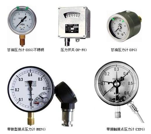日本ASK压力表压力计图片