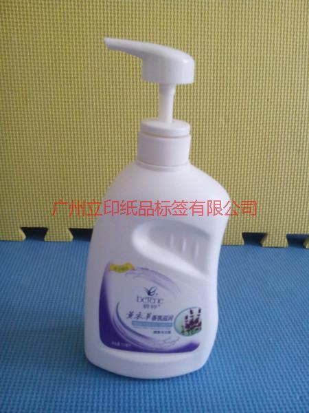 廣州供應(yīng)沐浴露不干膠標(biāo)簽/PE不干膠標(biāo)簽