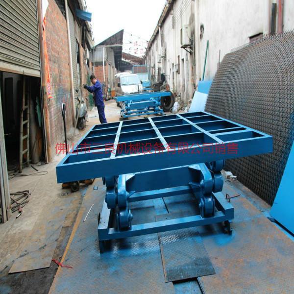 供應雙級剪叉式液壓缸升降臺