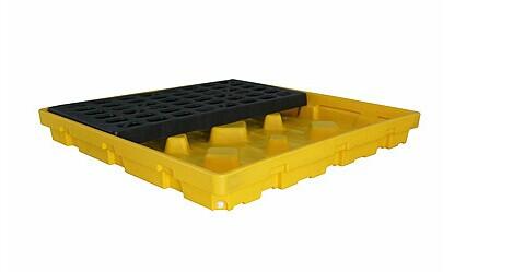 供應(yīng)聚乙烯盛漏平臺(tái) Sysbel盛漏卡板_單桶防泄漏SPP401