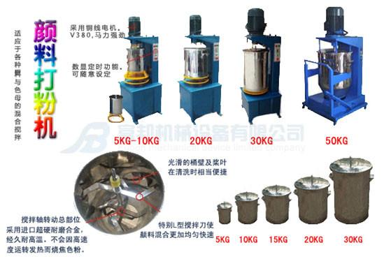 供应安徽塑料色粉搅拌机50KG颜料打粉机5.5千瓦电机合肥直销图片