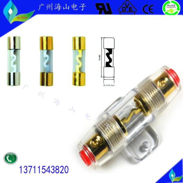 供應10X38保險絲/10X38金色玻璃保險管 可按要求包裝