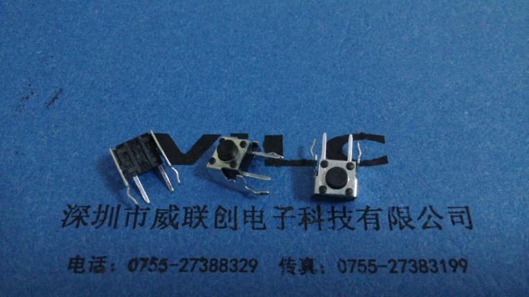 供應(yīng)輕觸開(kāi)關(guān)TS-030 4X4X1.7-5.2X5.2X1.6