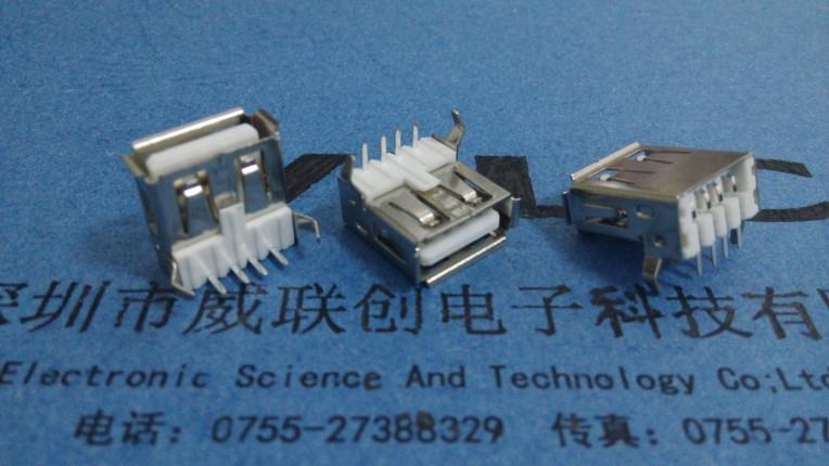 USB2.0母座90度DIP穿板图片