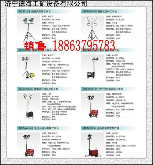 供应德海牌全方位自动泛光工作灯图片