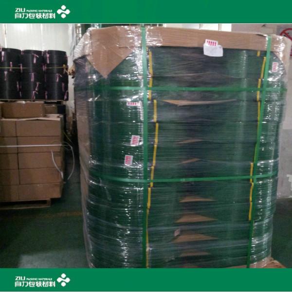 供應(yīng)1608磚頭打包帶拉力強512KG磚打包帶聚酯PET磚廠打包帶