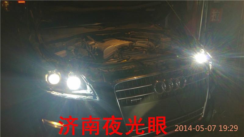 供應(yīng)濟南改燈奧迪Q7改藍色惡魔眼寶馬天使眼濟南夜光眼改燈店