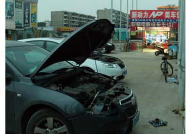 供應濟南雪弗蘭科魯茲大燈改裝濟南夜光眼改燈店