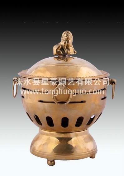 供應(yīng)直徑16cm分餐酒精火鍋 銅火鍋 純手工加厚 紫銅火鍋 老北京火鍋