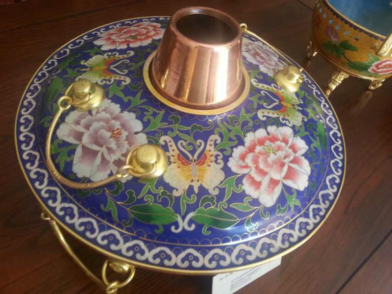 景泰藍電磁火鍋 景泰藍火鍋 景泰藍電磁爐火鍋 電磁爐火鍋