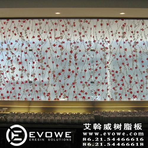 供應(yīng)優(yōu)質(zhì)透明環(huán)保樹脂裝飾板移門