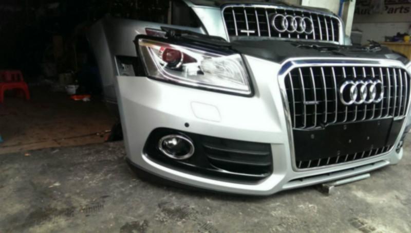 供應(yīng)13款Q5前嘴/大燈/保險杠拆車件