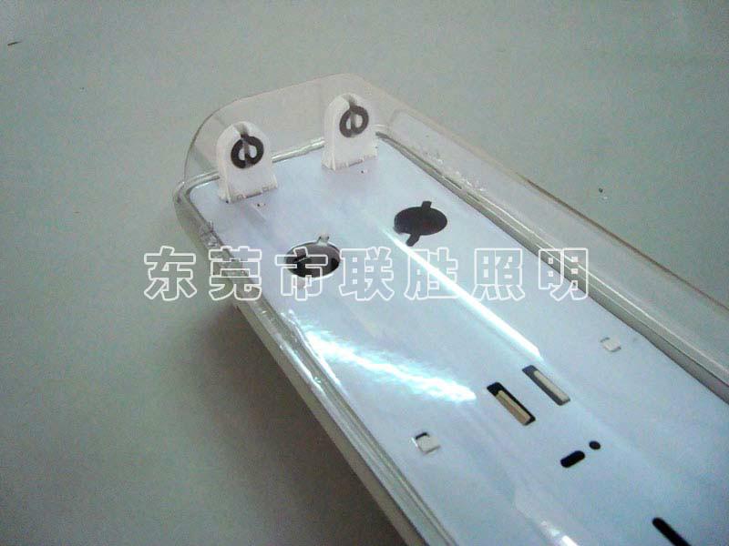 供應透明罩三防燈支架｜T8雙管三防支架｜IP65防水支架