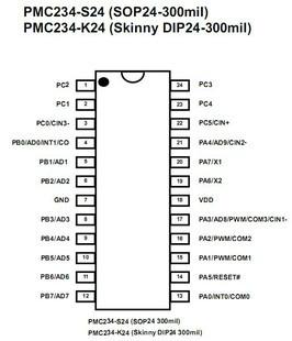 P234CS24臺灣應廣單片機圖片