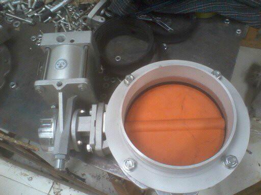 供應(yīng)螺旋輸送機(jī)閥門粉體蝶閥