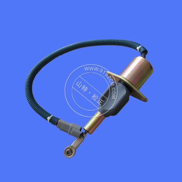 PC300-7熄火電磁閥，挖掘機(jī)熄火電磁閥批發(fā)*濟(jì)寧山特松正