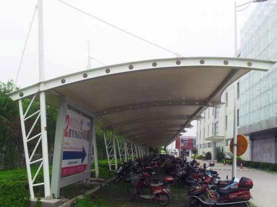 膜結(jié)構(gòu)自行車棚圖片/膜結(jié)構(gòu)自行車棚樣板圖 (2)