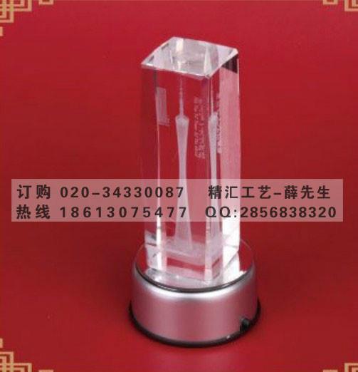 廣州特色五羊紀(jì)念品供應(yīng)批發(fā)商，新款海心塔水晶紀(jì)念品采購，五羊水晶禮品