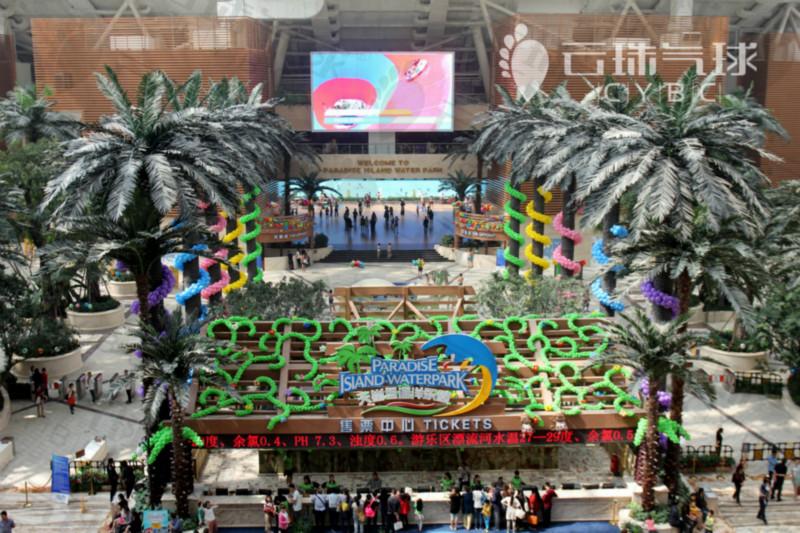 供應(yīng)環(huán)球中心氣球裝飾/商場(chǎng)氣球裝飾/氣球造型布置/氣球裝飾