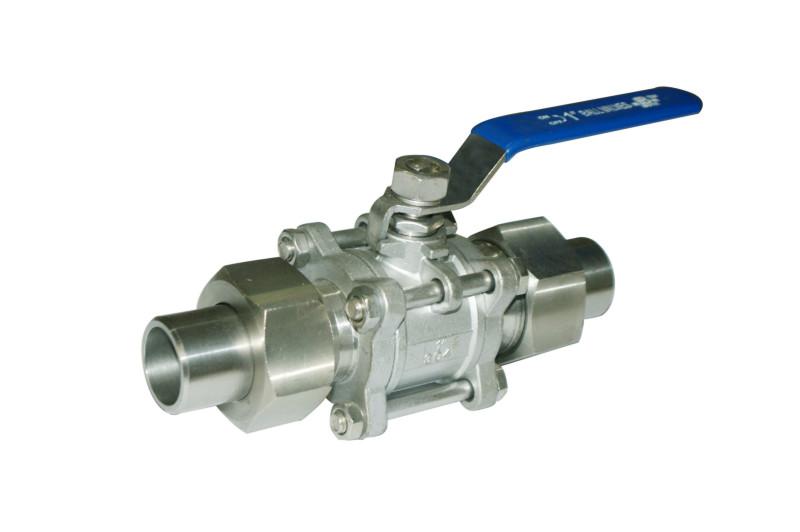 三片式管接球閥圖片