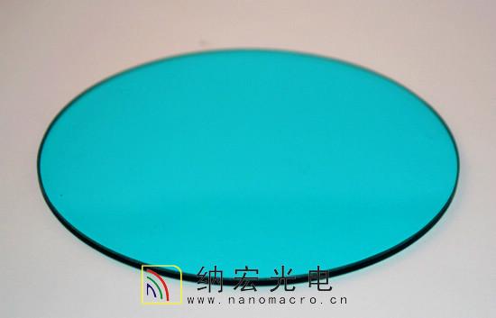 淡藍色光學玻璃濾光片