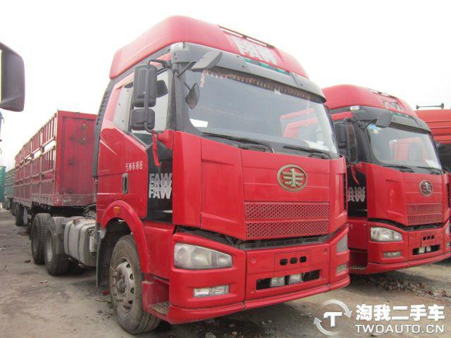 供應重慶二手解放J6雙驅貨車罐車攪拌車