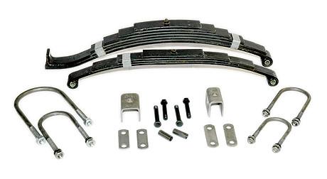 半掛車美式德式懸架鋼板圖片