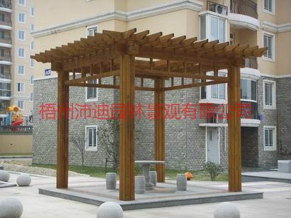 供應(yīng)玉林防腐木花架，玉林防腐木花架規(guī)格，玉林防腐木花架款式定做