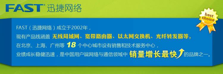 成都市迅捷300M无线路由器FWR310厂家