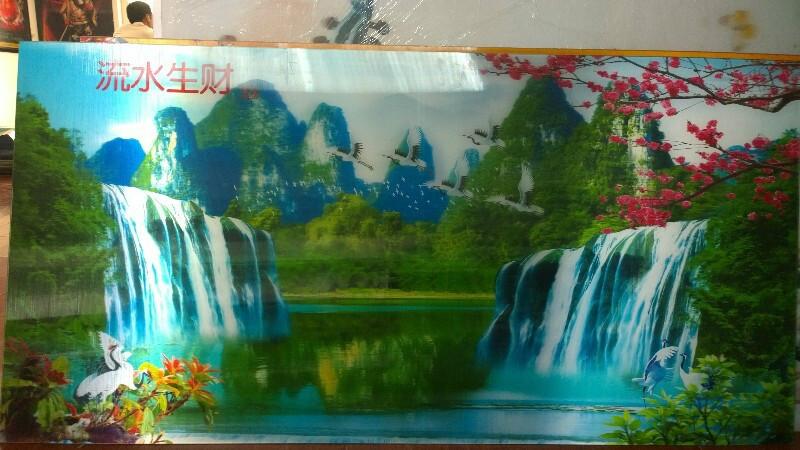 供应3d立体山水画山水风景画3d全景画