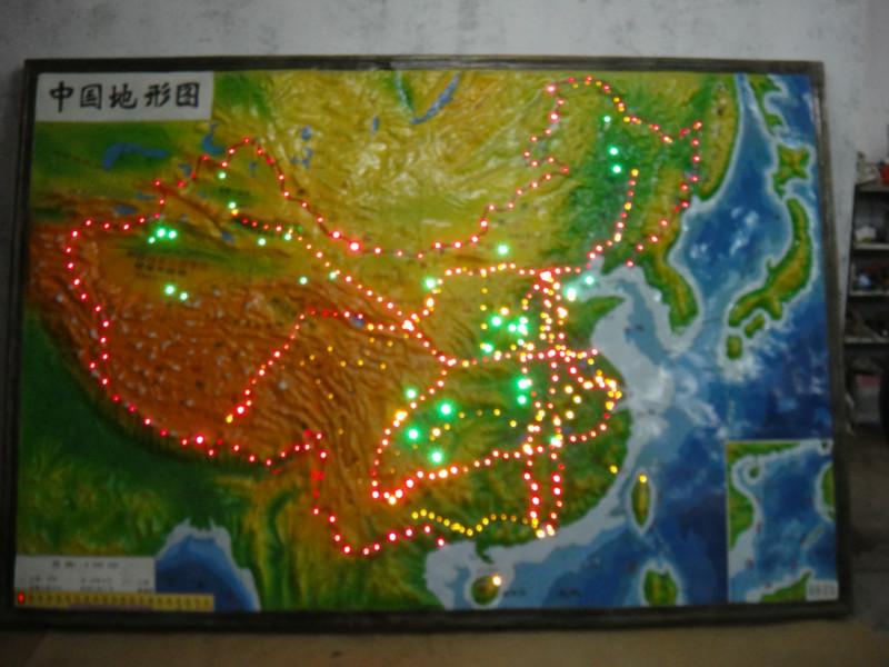 供應聲光電立體地形圖 聲光電立體地形圖  立體地形圖