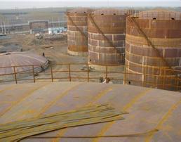 山東煒興燃料油罐清理圖片