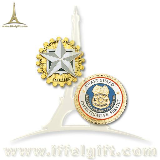 供應立體徽章定做埃菲爾立體徽章廠家