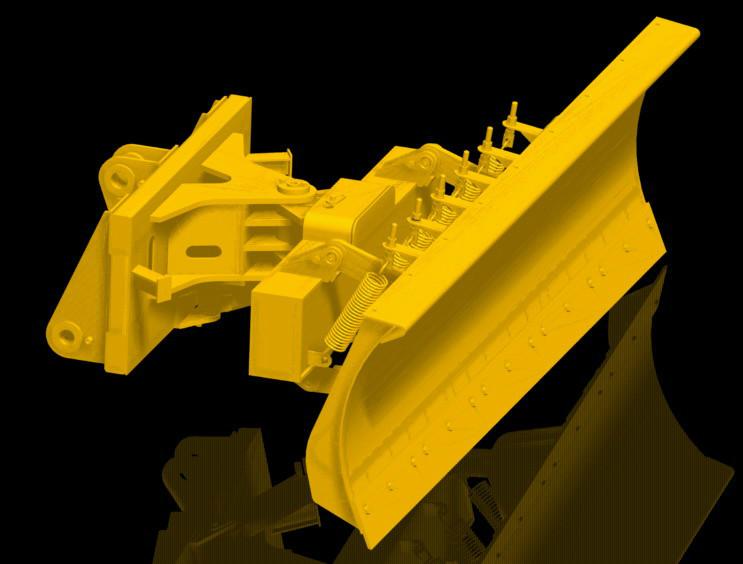 供應徐州供應大型推雪鏟，山貓滑移機配推雪板，冬季東北除雪利器