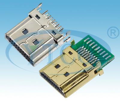 供應(yīng)HDMI接口19PIN公頭