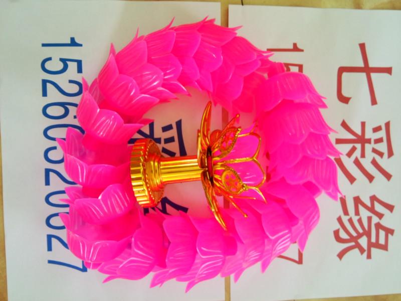 供應七彩緣新品蓮花蠟燭燭臺批發(fā)