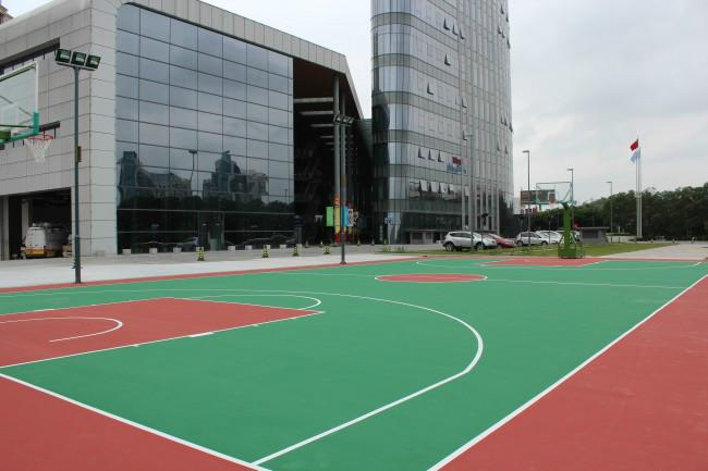 供應(yīng)大連市室外硅pu籃球場網(wǎng)球場施工
