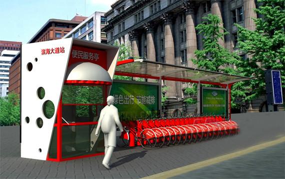 南昌市公交站臺(tái)制品圖片