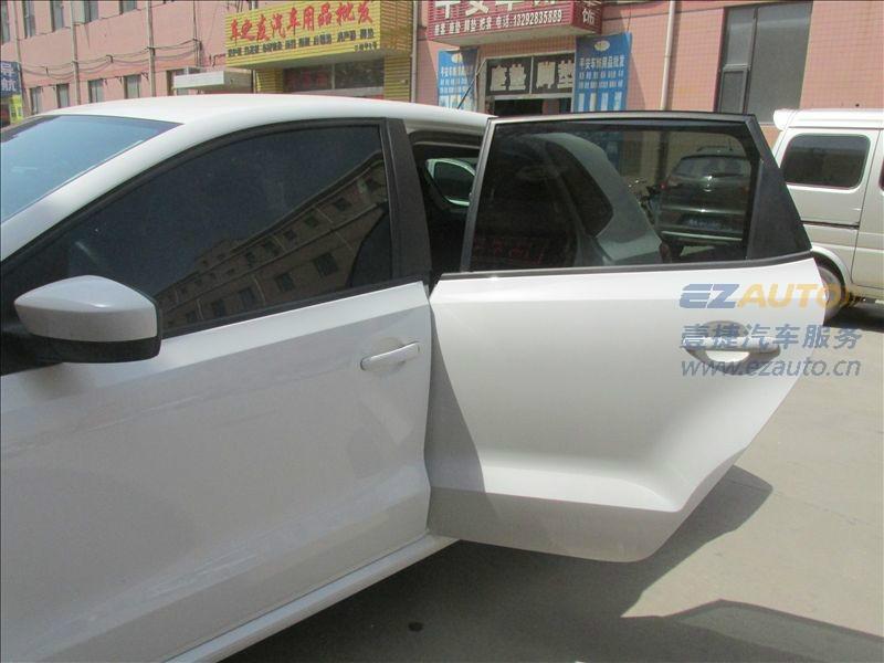 石家莊大眾POLO龍膜汽車太陽膜貼膜授權施工價格龍膜汽車膜進口隔熱膜