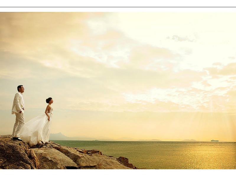 供應(yīng)外景婚紗攝影青島圣羅尼亞