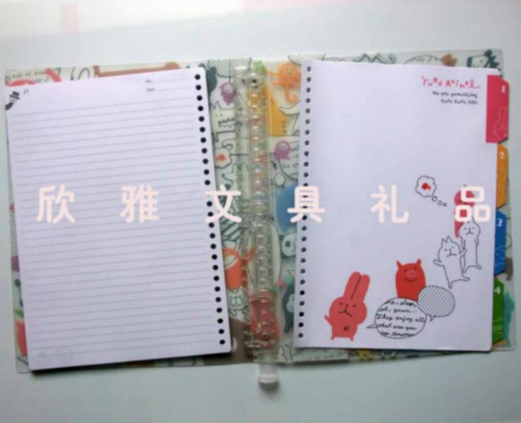 供應(yīng)定做pp活頁(yè)筆記本