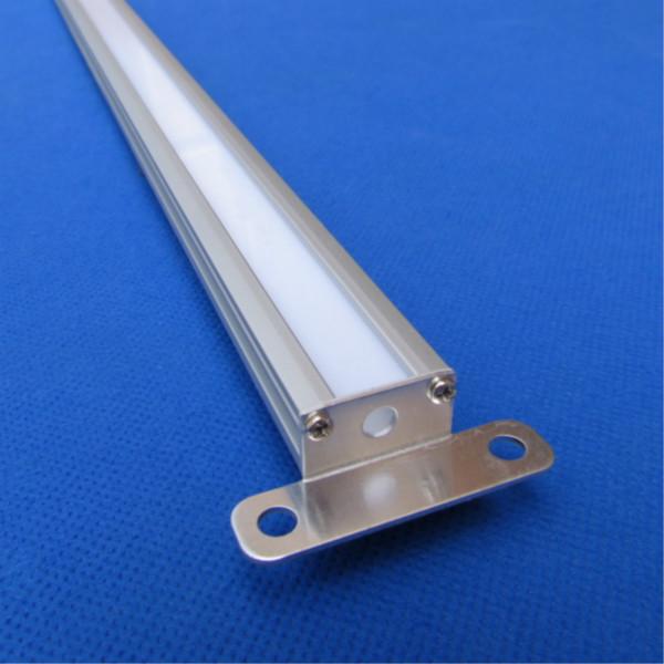 供應(yīng)用于戶外燈具用*的帶壓克力罩U型鋁槽,裝12MM板帶壓克力罩U型鋁槽