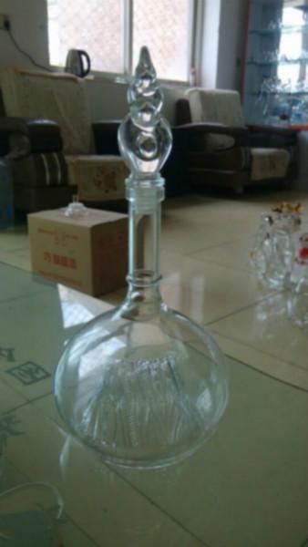 供應(yīng)河北藍(lán)色帆船工藝瓶，酒瓶價格，藝術(shù)酒瓶廠家