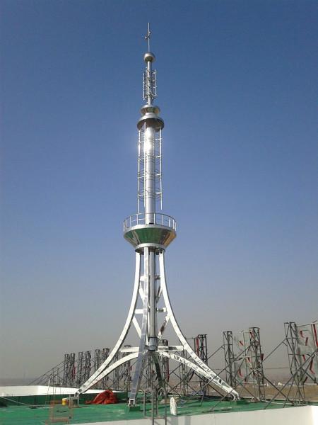 西北電視塔裝飾型避雷塔圖片