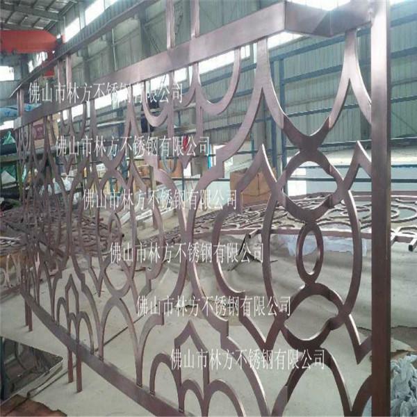 供應(yīng)不銹鋼花格定做，玫瑰金花格，鈦金裝飾花格，仿古銅花格