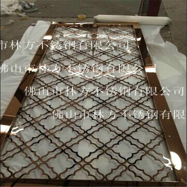 供應(yīng)黑鈦不銹鋼屏風(fēng) 茶館/咖啡廳復(fù)古屏風(fēng)加工