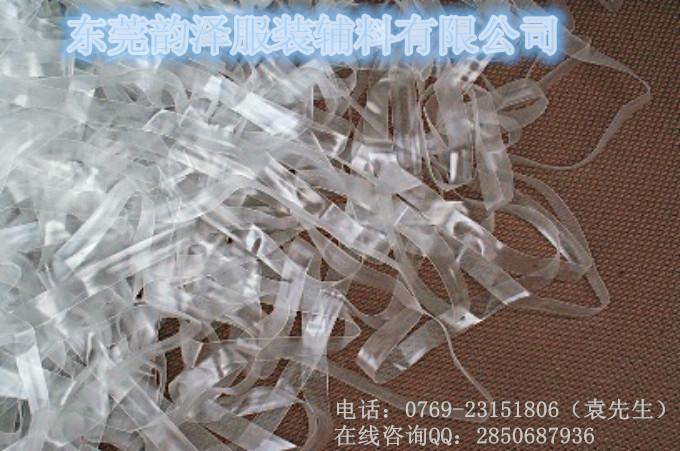 供應廣州TPU透明橡筋帶/透明膊頭帶