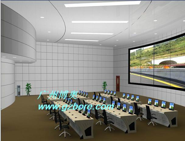 鋼木雙位液晶屏升降電腦桌廠家直銷圖片